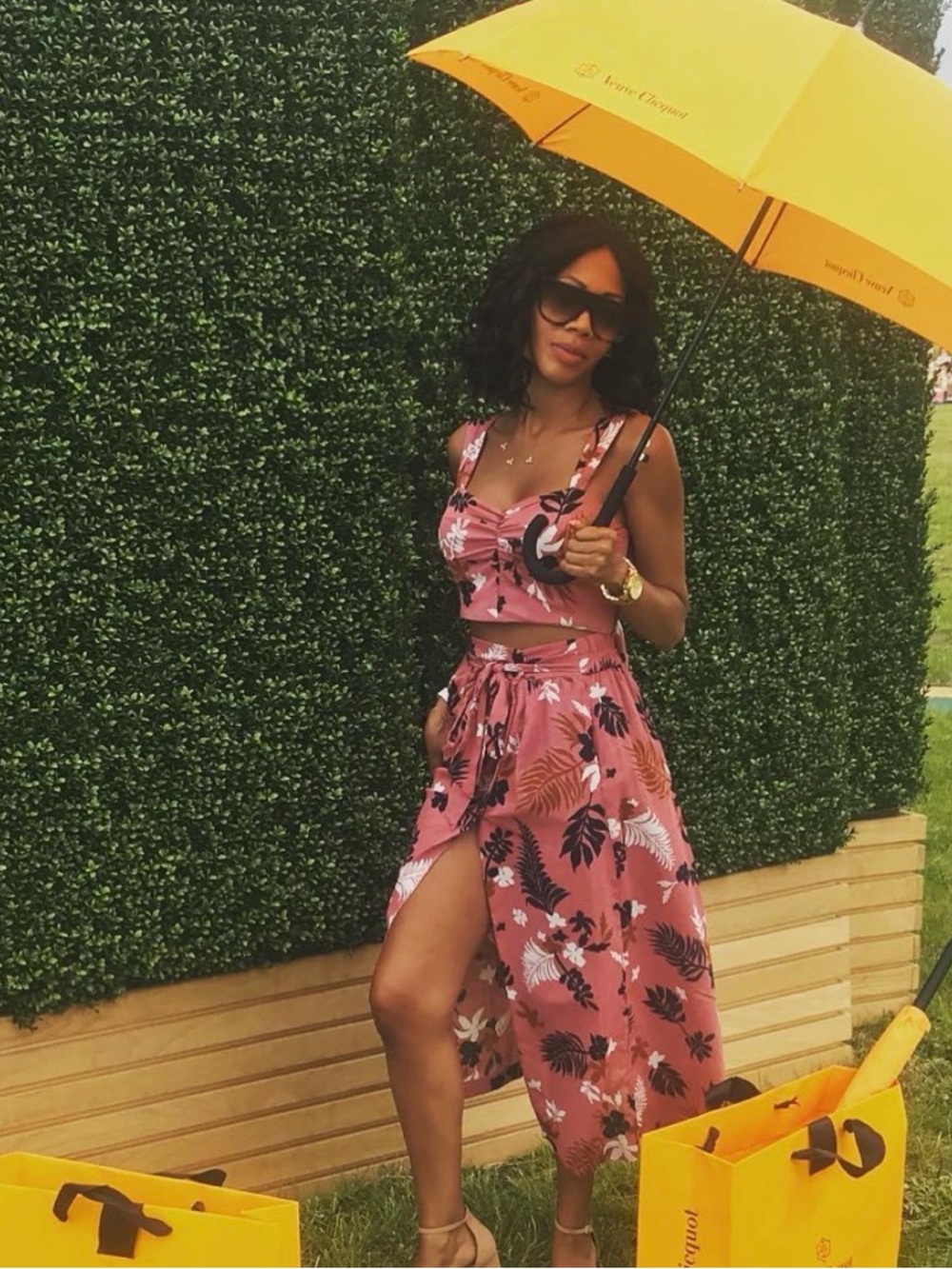 RARE Zara Tropical Palm Print 2-Piece Set - XS